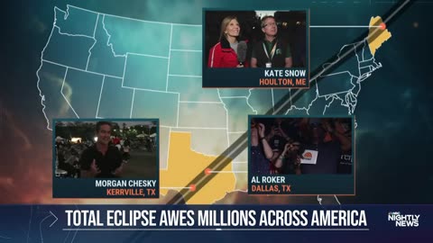 Tens of millions get stunning view of full solar eclipse