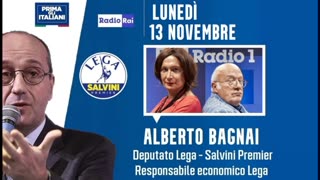 🔴 Intervista radiofonica all'On. Alberto Bagnai ospite a "IL bianco e il nero" su Radio1 (13/11/23).