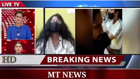 Lucknow Girl misbehaving with News Anchor in live interview