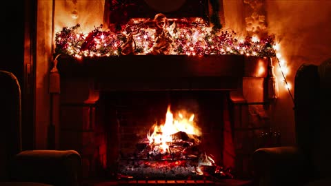 christmas fireplace