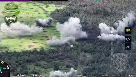 🎥 Intense Moment Captured by Ukrainian Drone Operators | Close Call for Ukrainian Vehicle | RCF