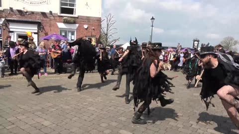 Beltane Border Morris -Cross Tree - Upton Folk Festival 2023