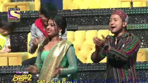 superstar singar 2 के मंच पर pawndeep arunita के साथ बडा धमाका full live song