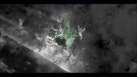 Night destruction of an enemy infantry fighting vehicle in the Zaporozhye direction