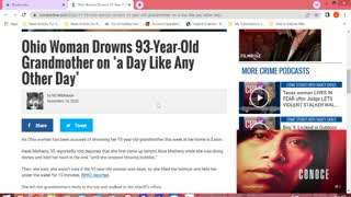 Chaos News Special Ohio Drowned Grandma Edition