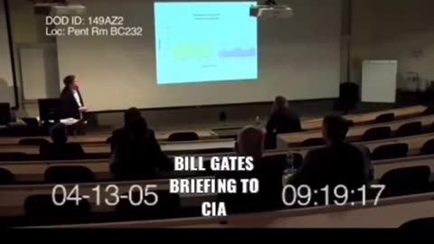 Bill Gates vaccine Briefing to CIA part 1