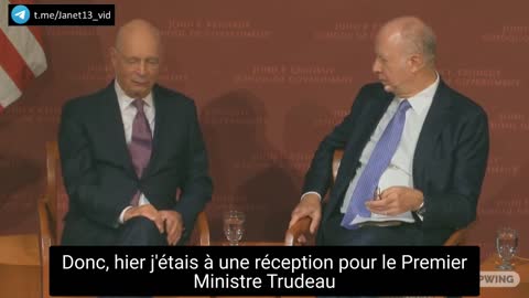 Klaus Schwab se vante de l'infiltration des gouvernements par le Forum économique mondial (2017)