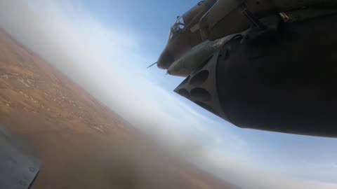 Here is the footage of the combat work of attack aircraft