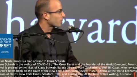 Yuval Harari admitting ambition of engineering eternal life (Gilgamesh Project)
