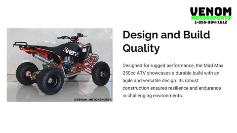 Venom Mad Max 250cc ATV At Affordable Rates - Venom Motorsports Canada
