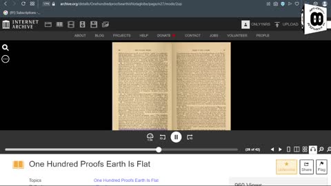 One Hundred Proofs Earth Is Flat 1885