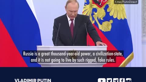 Putin: The West’s so-called rules-based international order is a bunch of nonsense