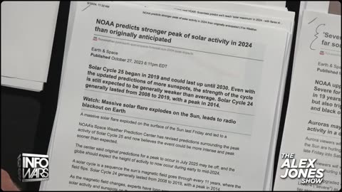 NOAA Warning of Giant Solar Flares Comes True