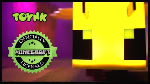 Minecraft Yellow Bee Figural LED Mood Light