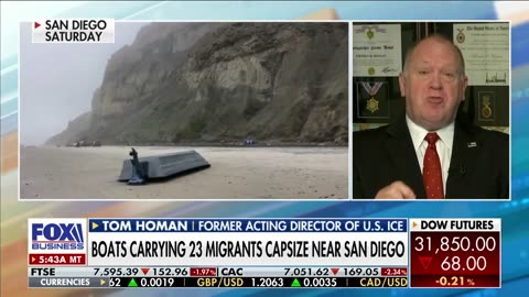 Ex-ICE director Tom Homan sounds alarm as migrants breach port of entry