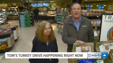 Tom's Turkey Drive is happening right now