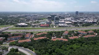 Neverending traffic on Mopac near the Domain.