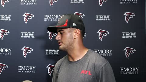 Marcus Mariota on being 'comfortable and confident' | Press conference | Atlanta Falcons | NFL