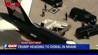 Trump has landed in FL for Arraignment