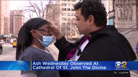 Ash Wednesday observed at Cathedral of St. John the Divine