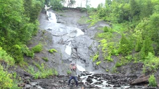 Montmorency Falls in Quebec City, Quebec in Canada