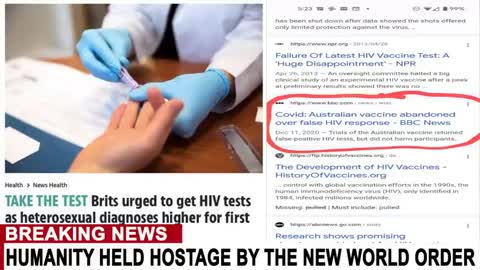 MORE AND MORE PEOPLE ARE TESTING POSITIVE FOR HIV !! VACCINE LINKED TO HIV (AIDS) INFECTION !!