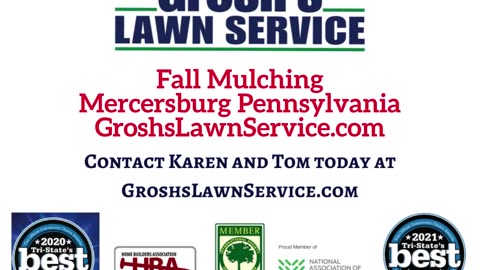 Fall Mulching Mercersburg Pennsylvania Landscape