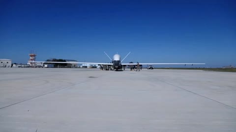 MQ-4C Triton Unmanned Aircraft System (UAS) Landing