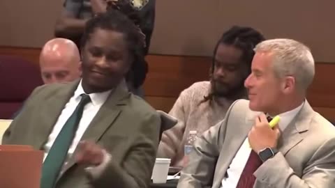 Young Thug was gassing up his own flow during court