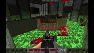 Brutal Doom 2 - Hell on Earth - Ultra Violence - The Catacombs (level 22) - 100% completion