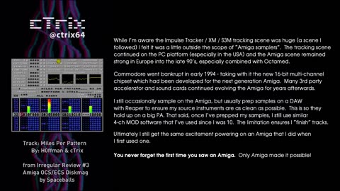 Making electronic dance music in 1990 with budget home computer