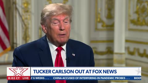 'Tucker's Been Terrific': Trump Reacts To Carlson Departure From Fox