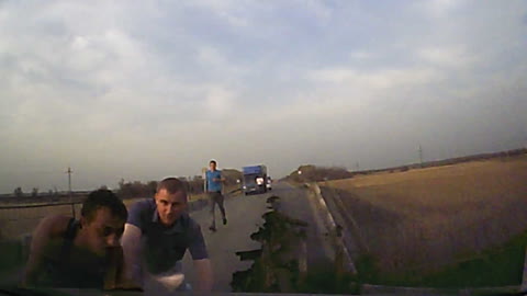 Check Out This Dashcam of a Russian Bridge Falling