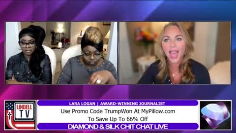 Lara Logan Discusses It ALL with Diamond and Silk