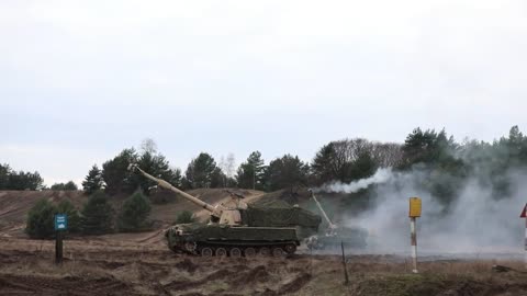 1st Infantry Division Bull Battery Blasts into the European Theater Ready to Fight