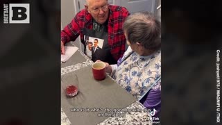 HEARTWARMING — Husband Wears Apron with Their WEDDING PHOTO on It for Wife with Alzheimer's