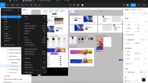 WEB DESIGN IN FIGMA ep. 29 Color Tokens + CTA Section Redesign – Free UX UI Course