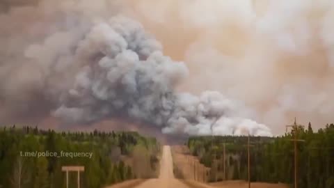 CANADA: EIGHTY-NINE WILDFIRES WERE BURNING ACROSS ALBERTA SUNDAY EVENING