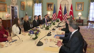 U.S. Secretary of State Blinken and Turkish Foreign Minister meet