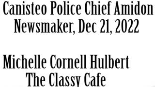 Newsmaker, December 21, 2022, Canisteo Police Chief Amidon