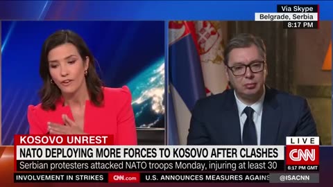 Serbia's Vucic on CNN just several days ago, on the Kosovo issue