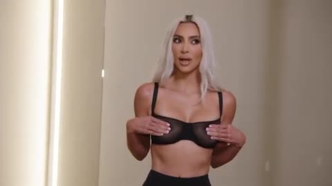 Kim Kardashian Walks Through No Show Bra Collection