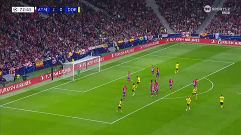 UCL Atlético Madrid And Dortmund First Leg 2:1