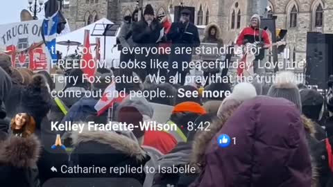 LIVE With Laura-Lynn In Ottawa Parliment Hill Feb.6, 2022 #ConvoyForFreedom2022- #TrudeauForTreason