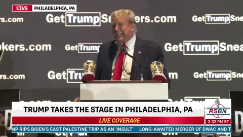 FULL SPEECH: President Trump at [a Very Emotional(?)] Sneaker Con!