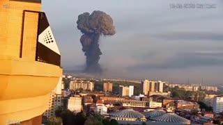 Khmelnitsky: Russian airstrike causes large explosion
