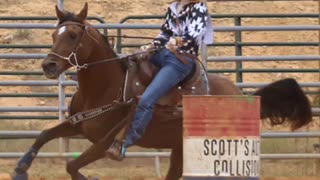 Slide show of my granddaughter barrel racing at the Youth Rodeo.