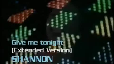 SHANNON Give Me Tonight [Extended Version] (1984)