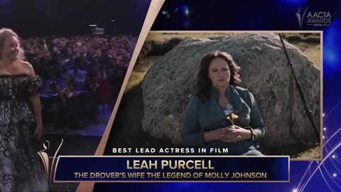 Leah Purcell (The Drover’s Wife) wins Best Lead Actress in a Film _ 2022 AACTA Awards