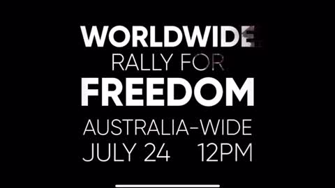 We Are On Our Own To Stop The Genocide - World Wide Freedom Rally July 24th